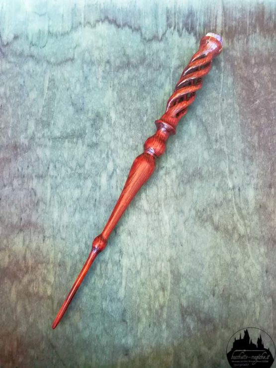 bacchetta magica legno spirale
