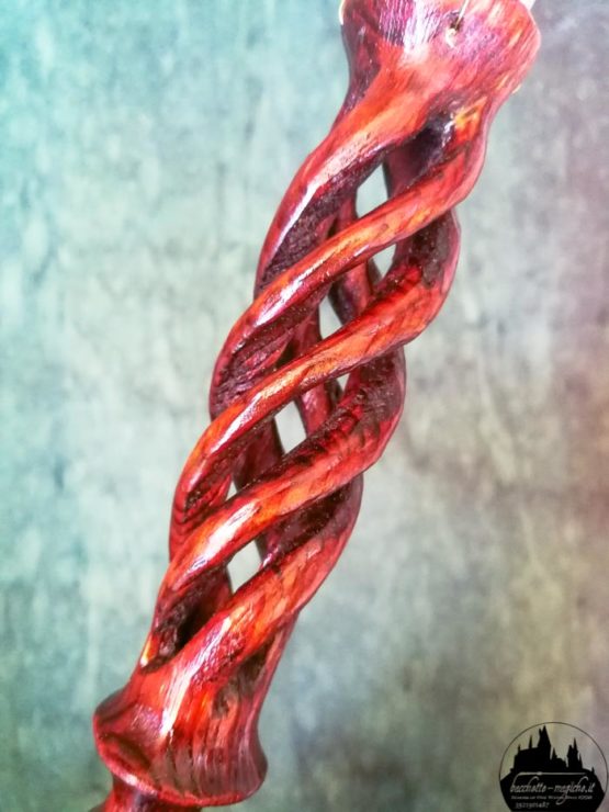 bacchetta magica legno spirale