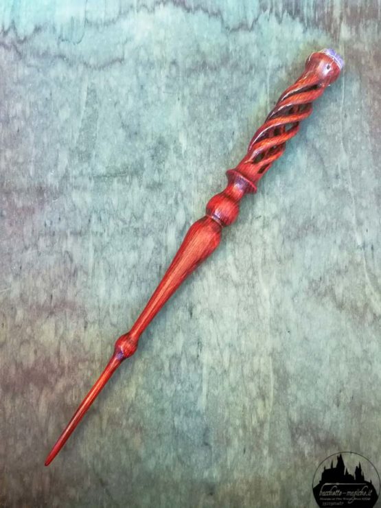 bacchetta magica legno spirale