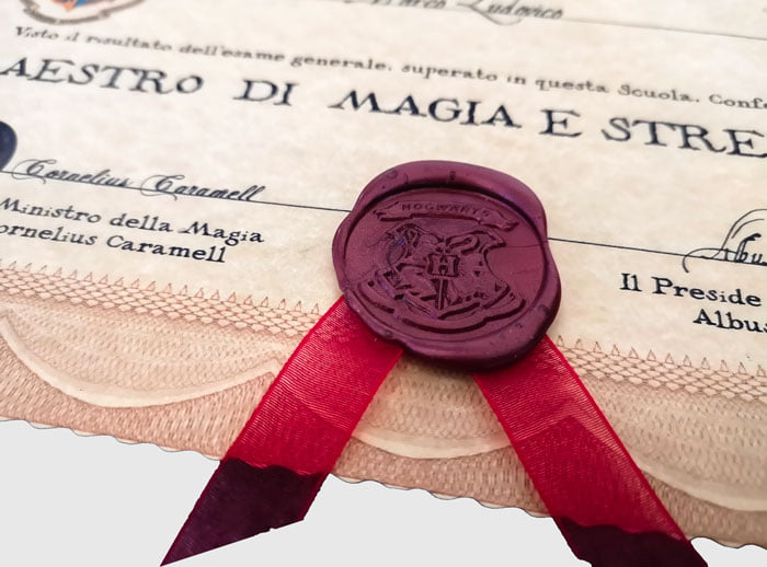 diploma di Hogwarts